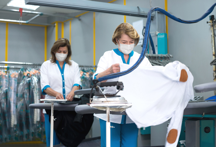 Dry cleaning services